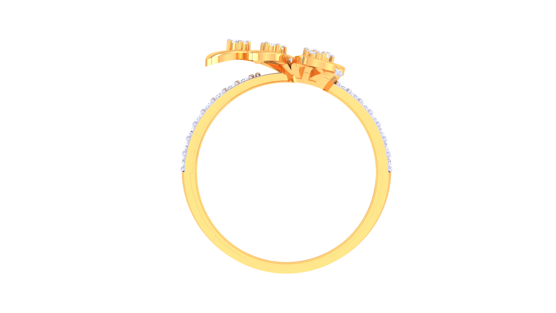 Enchanted Flower Harmony Designer Ring