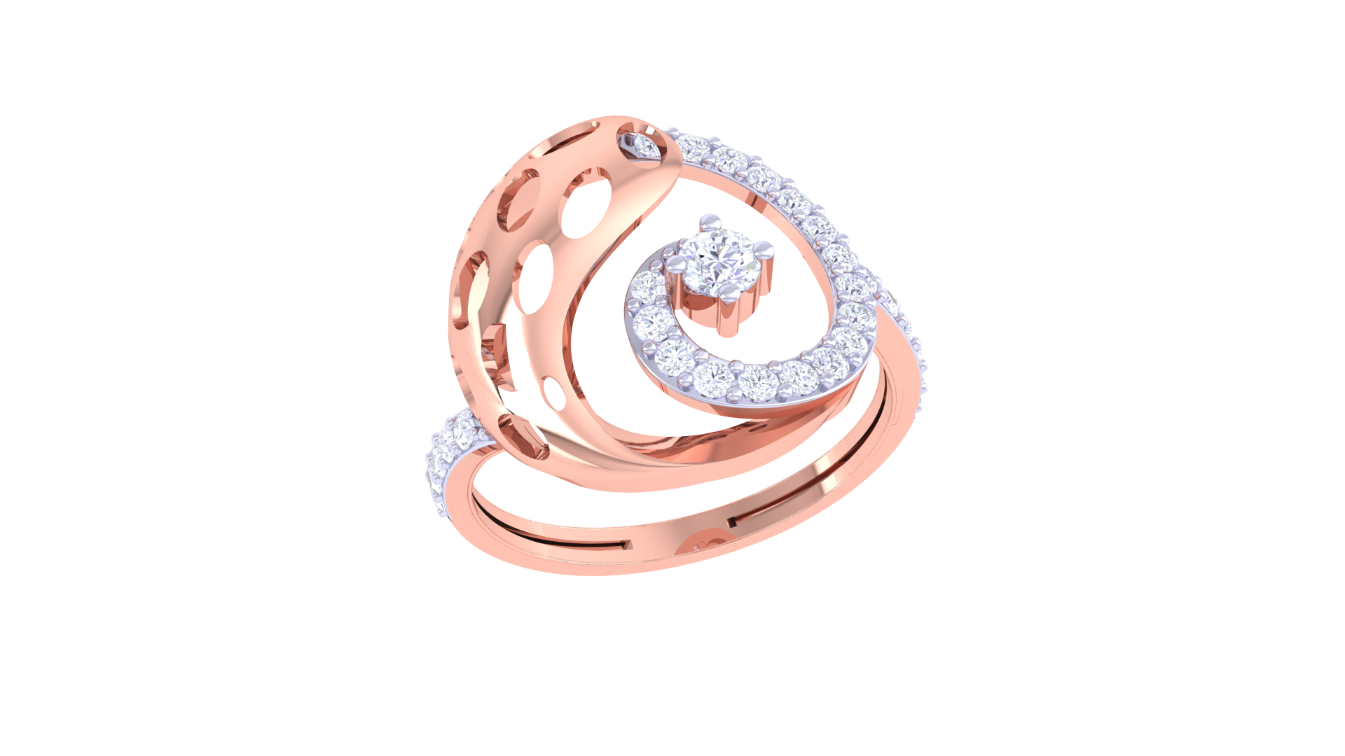 Stellar Loop Artistic Designer Ring