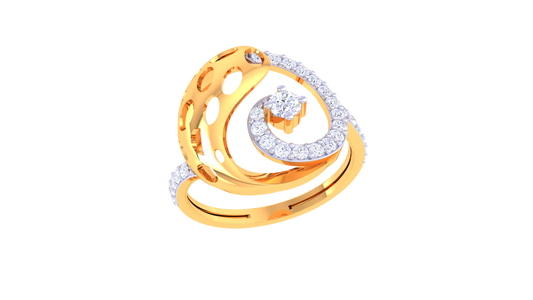 Stellar Loop Artistic Designer Ring