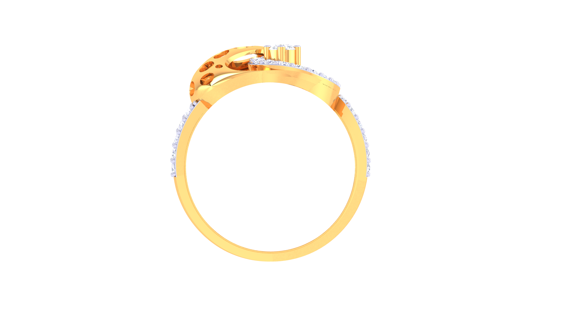 Stellar Loop Artistic Designer Ring