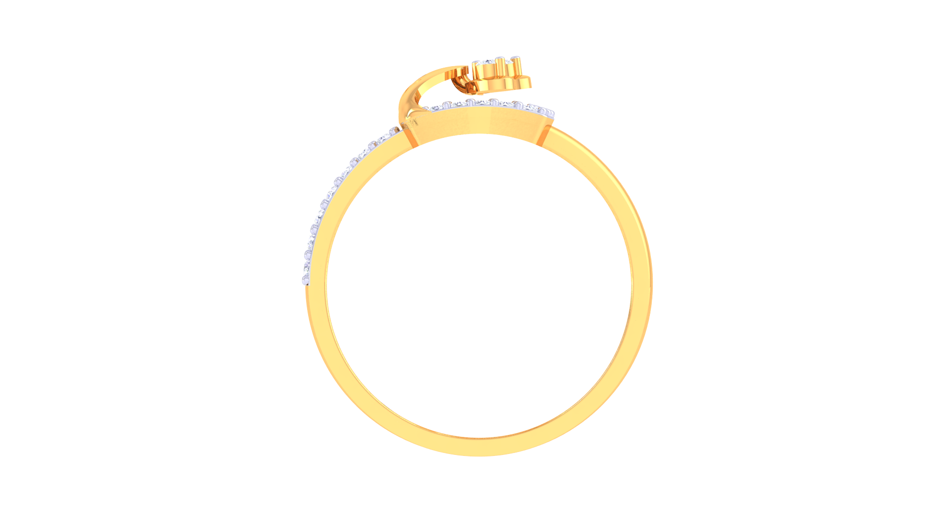 Sunlit Square Luxe Gem Ring