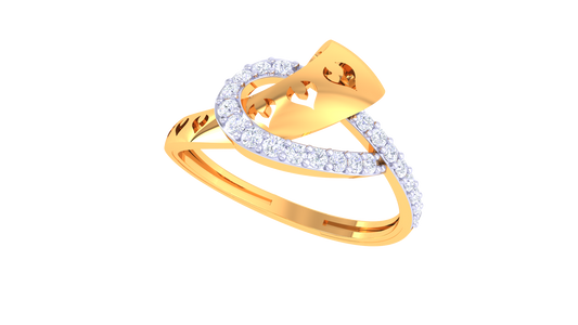Interlaced Grace Diamond Accent Ring