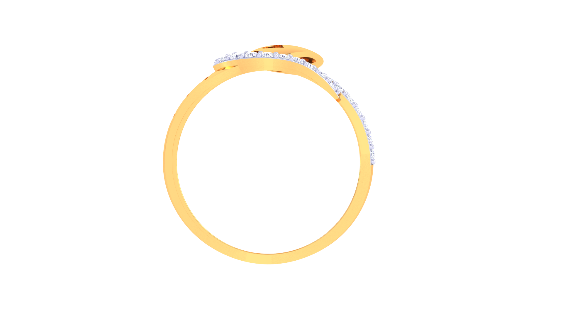 Interlaced Grace Diamond Accent Ring