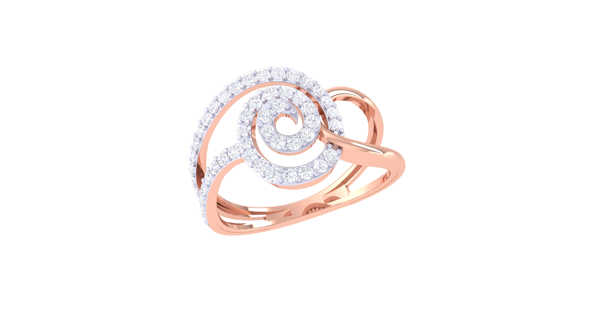 Helix Glimmer Luxe Statement Ring