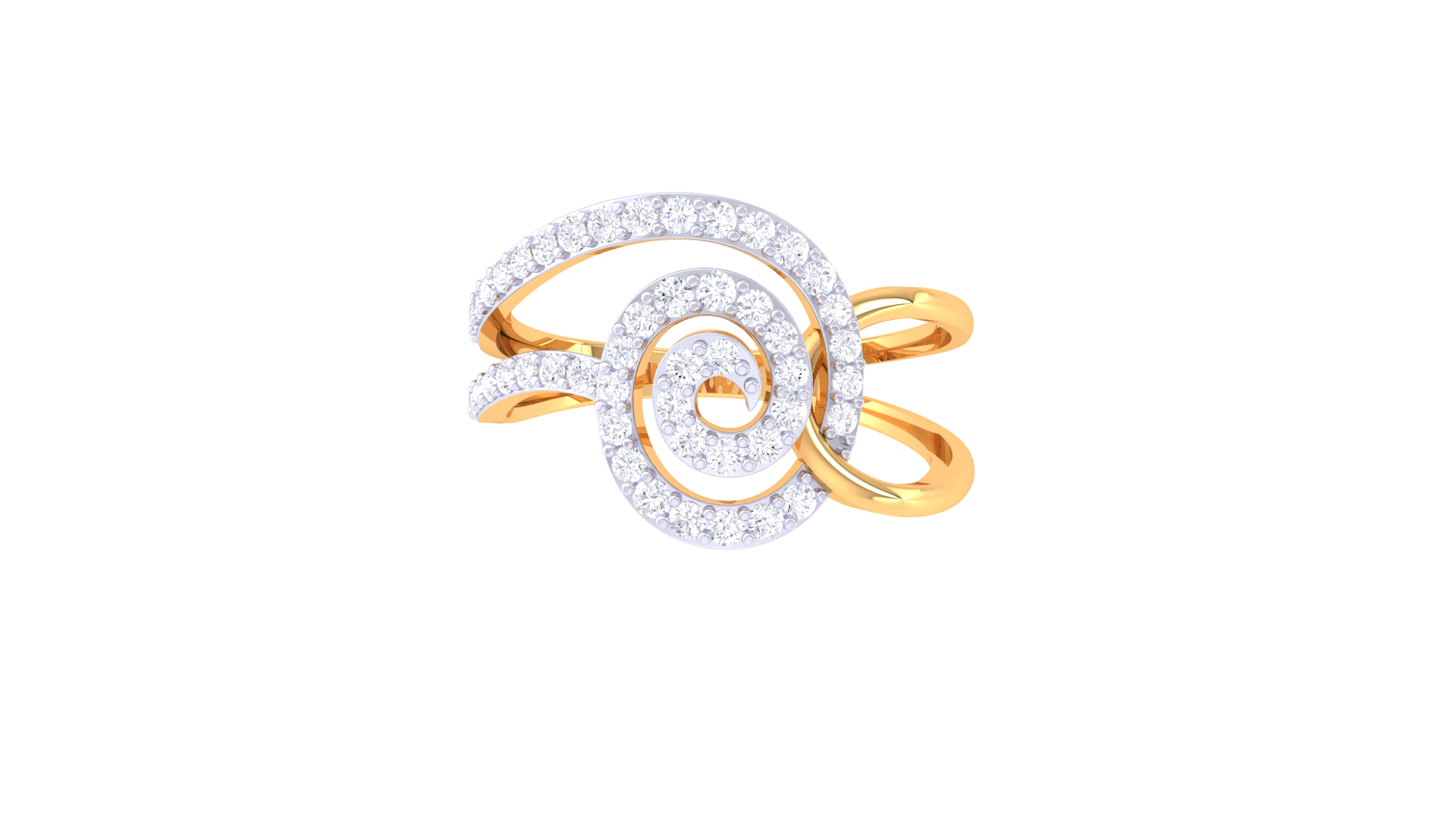 Helix Glimmer Luxe Statement Ring