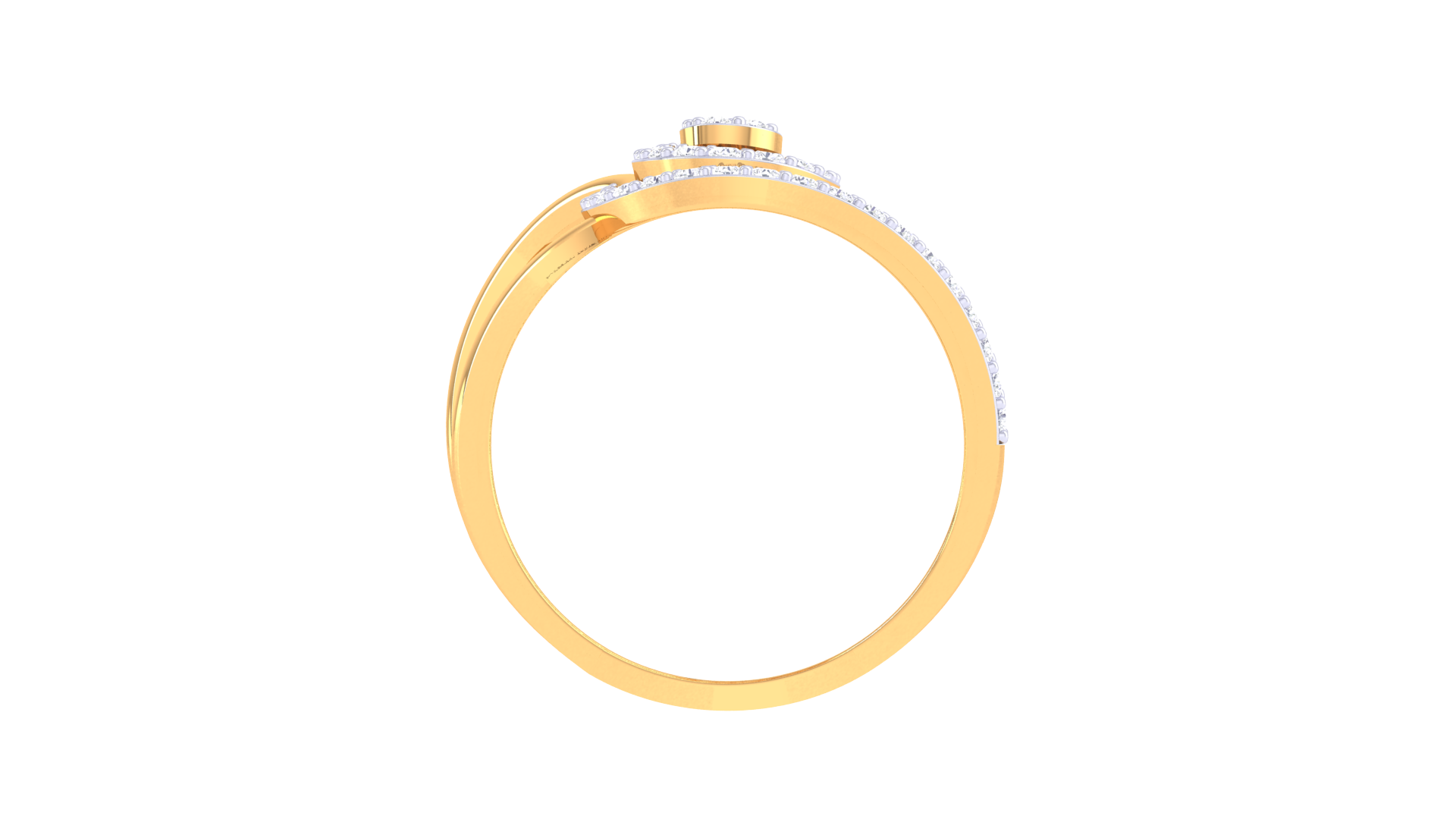 Helix Glimmer Luxe Statement Ring