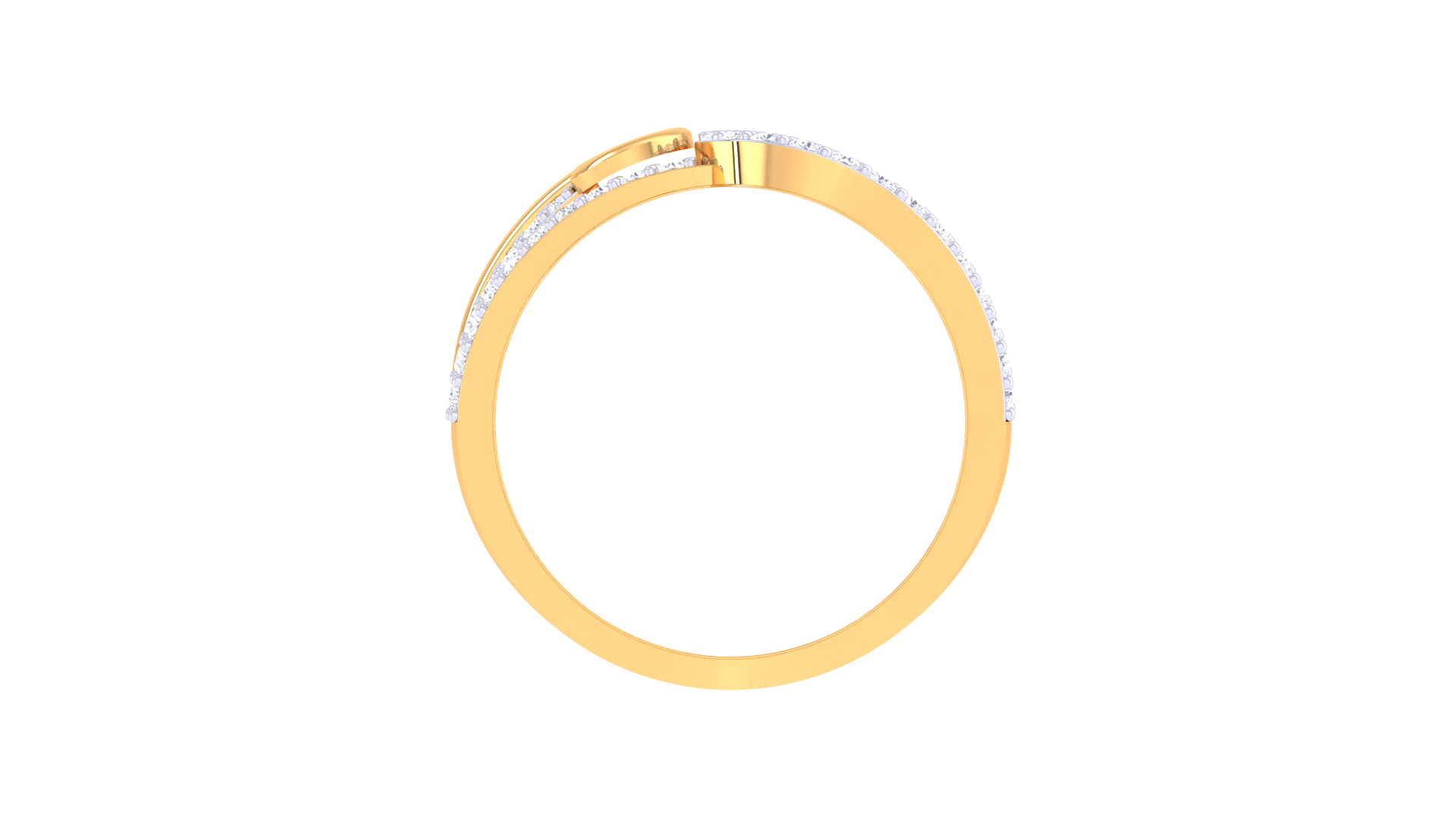 Curluxe Gleam Spiral Statement Ring