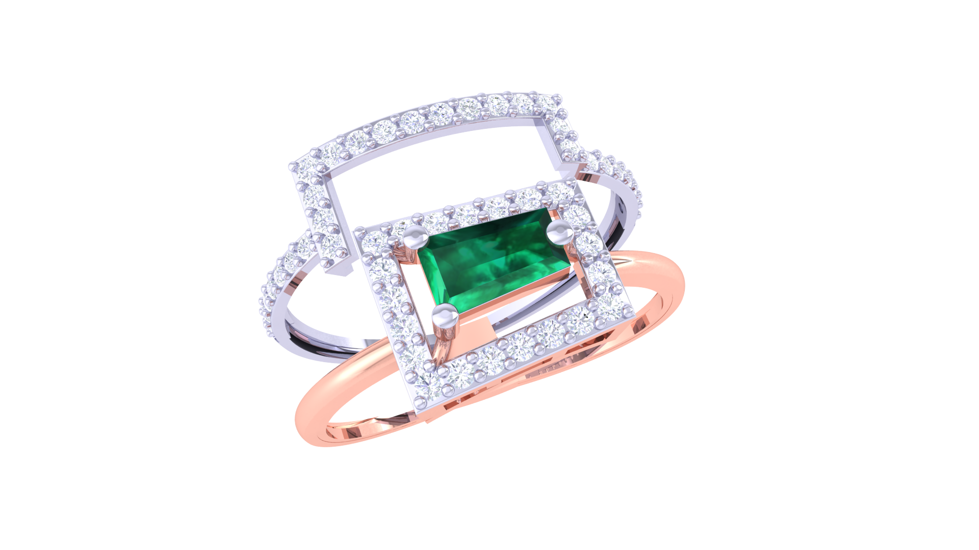 Enchanted Green Radiance Band Ring