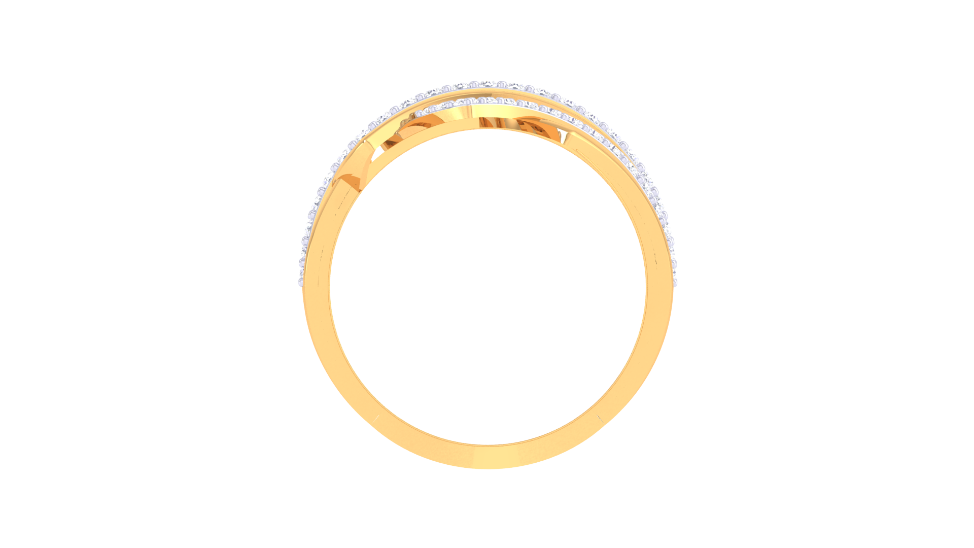 Matrix Gleam Multirow Designer Ring
