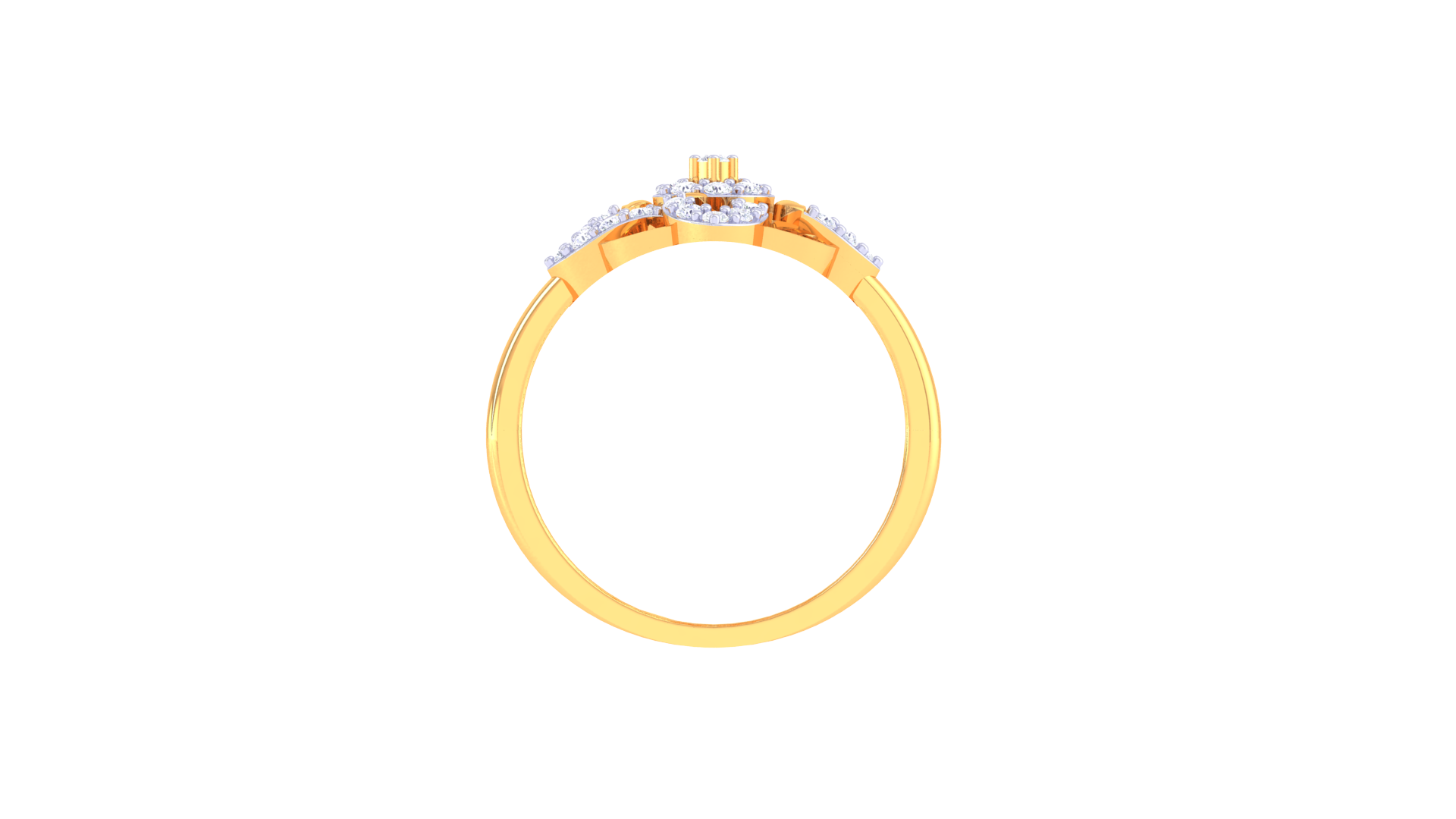 Symphony Sparkle Motif Accent Ring
