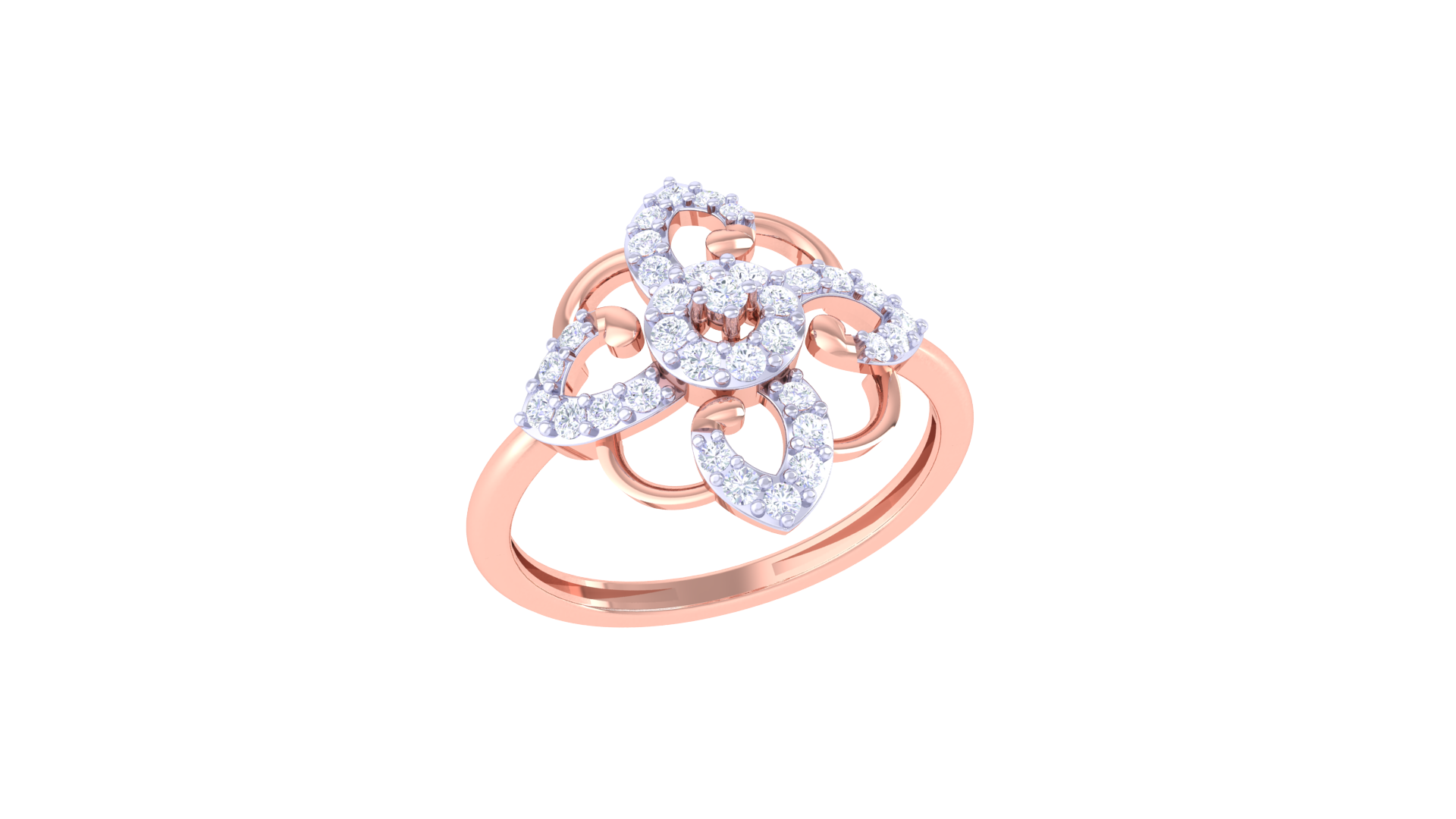 Symphony Sparkle Motif Accent Ring
