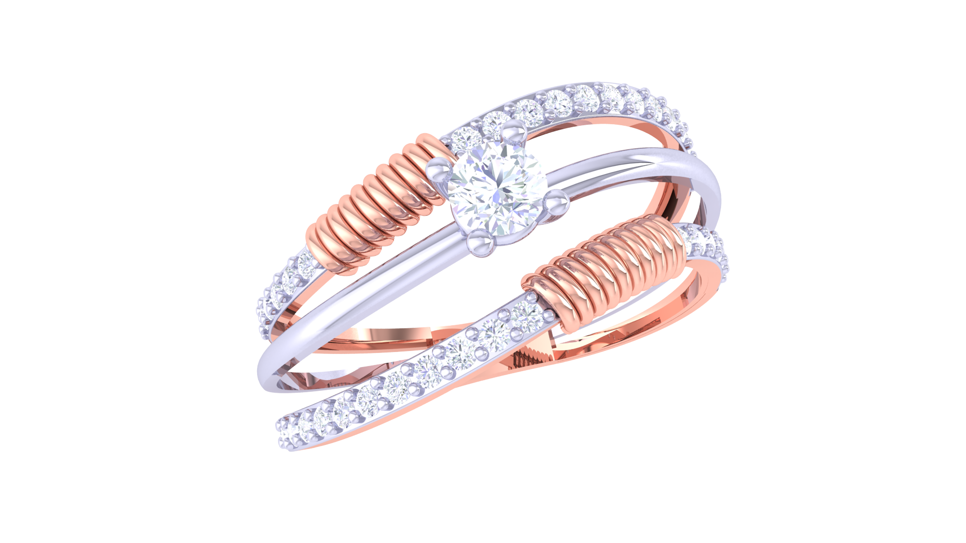 Contemporary Swirl Signature Ring