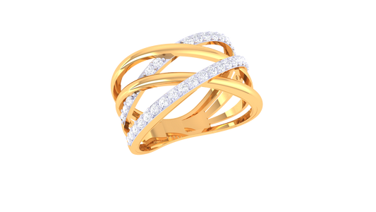 QuadraTwist Diamond Weave Band