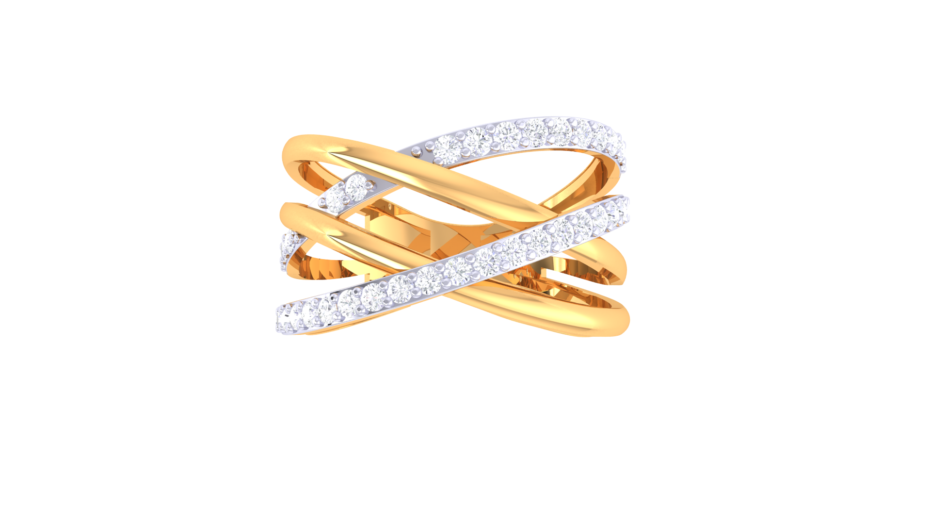 QuadraTwist Diamond Weave Band