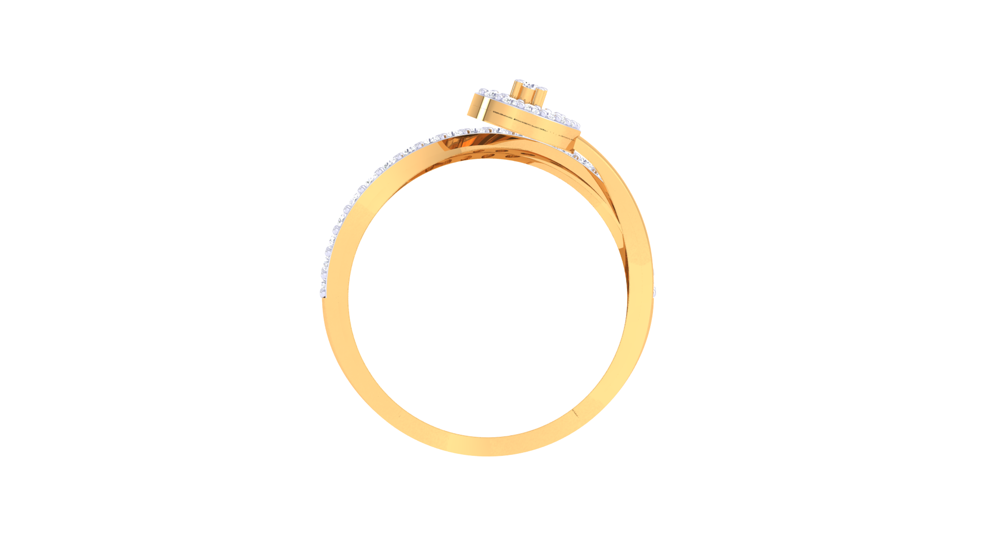 Teardrop Duet Luster Ring