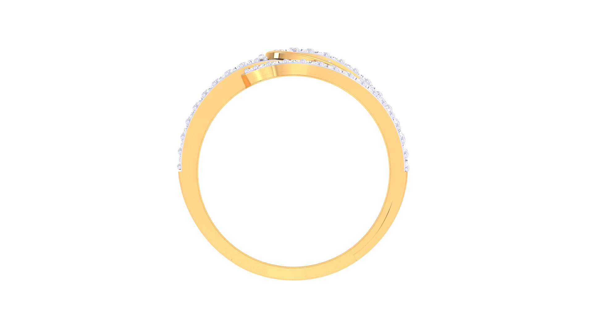 Twining Elan Diamond Aura Ring