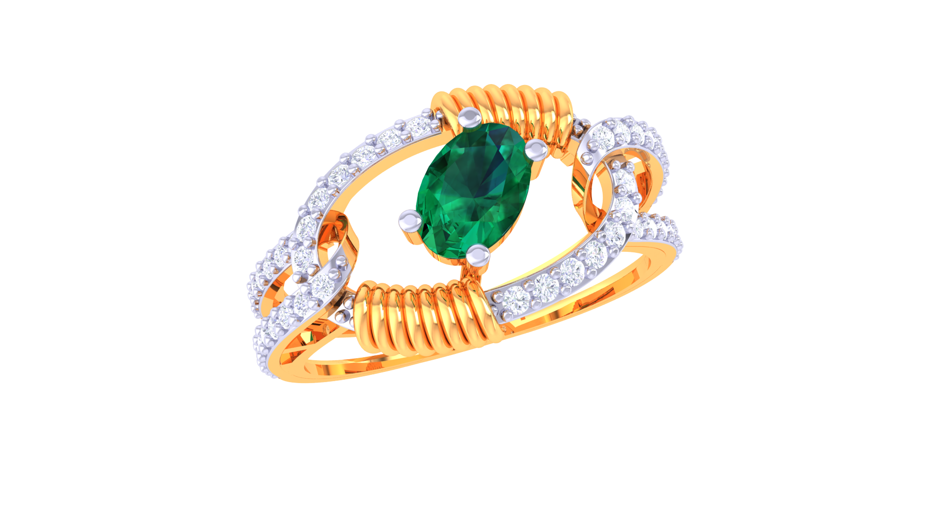 Urban Silhouette Stacked Band Ring