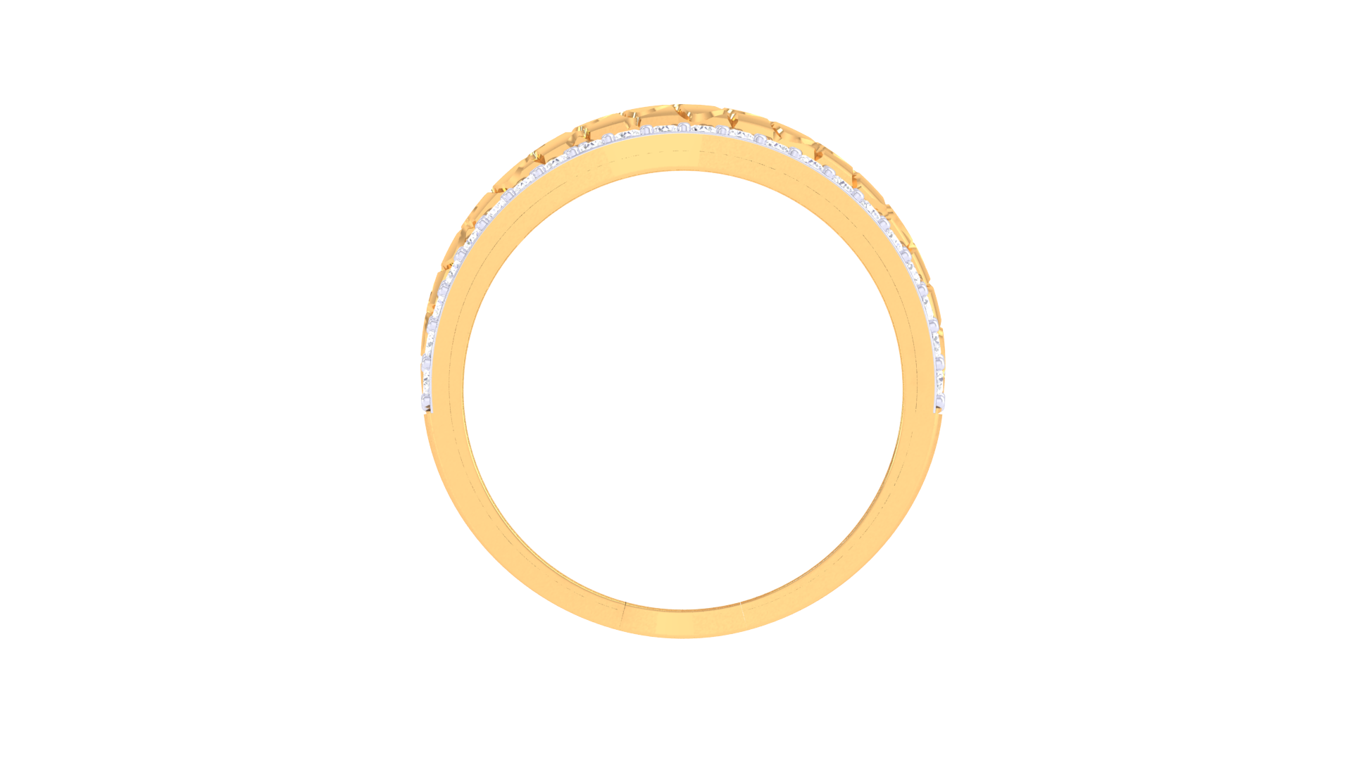 Serpentine Luxe Diamond Gold Ring