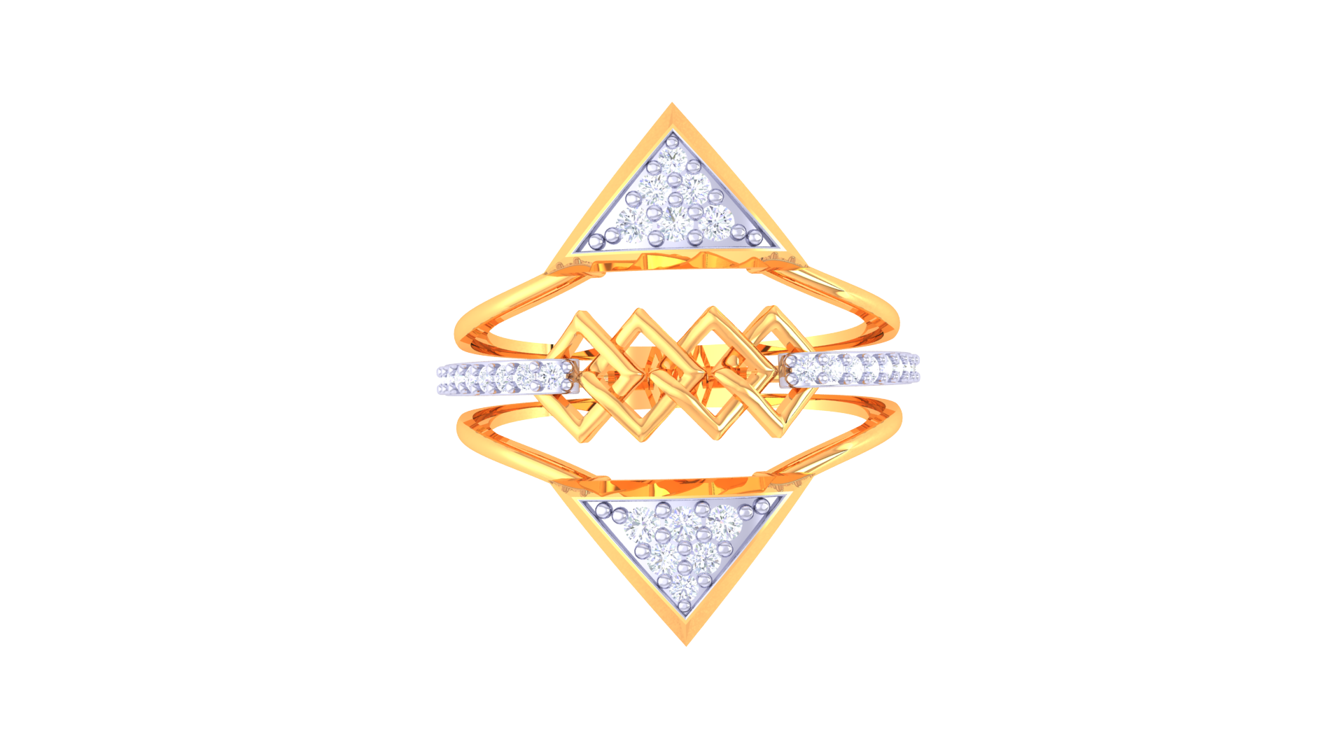 Architectural Flow Artistry Band Ring