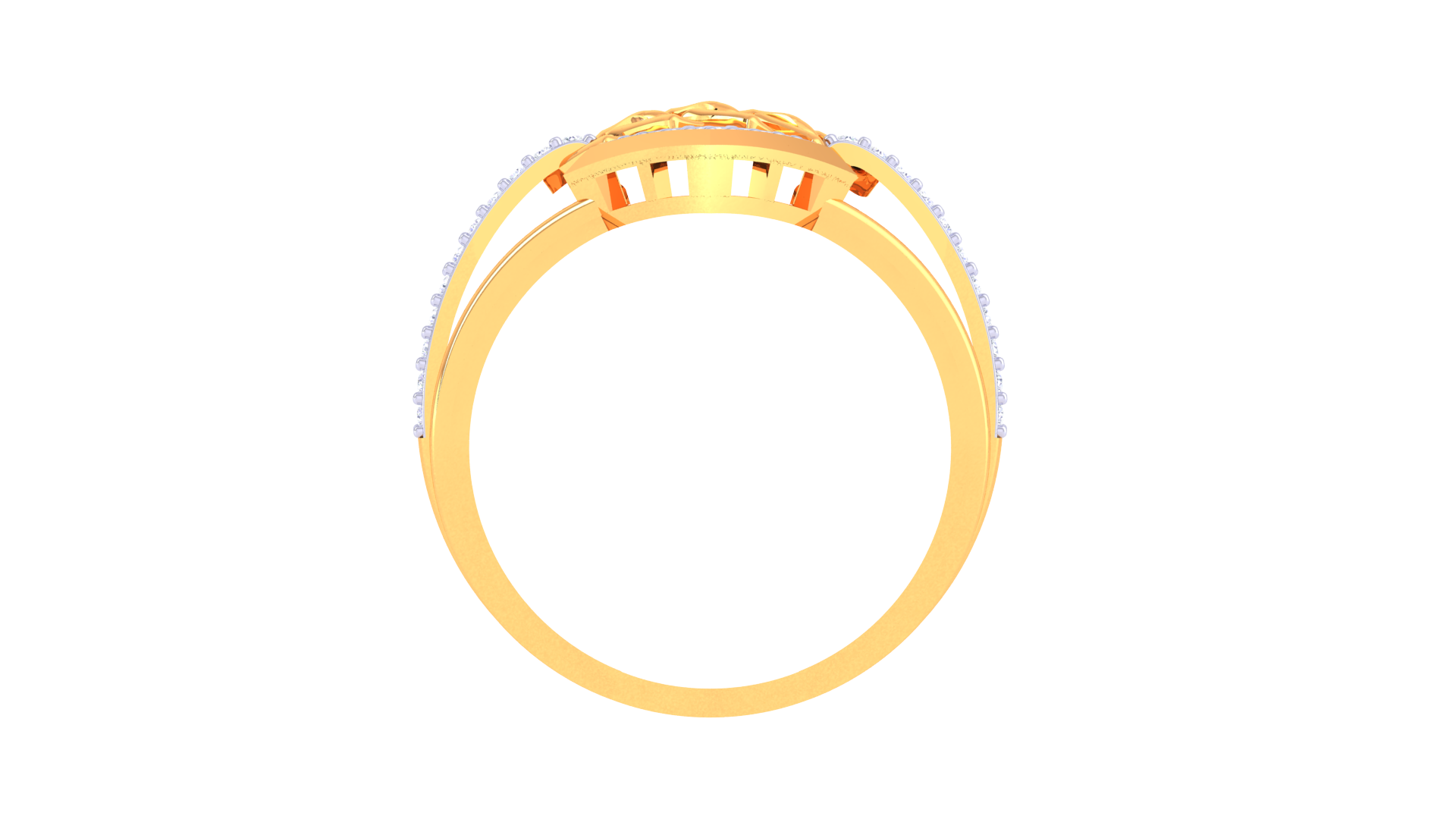 Architectural Flow Artistry Band Ring