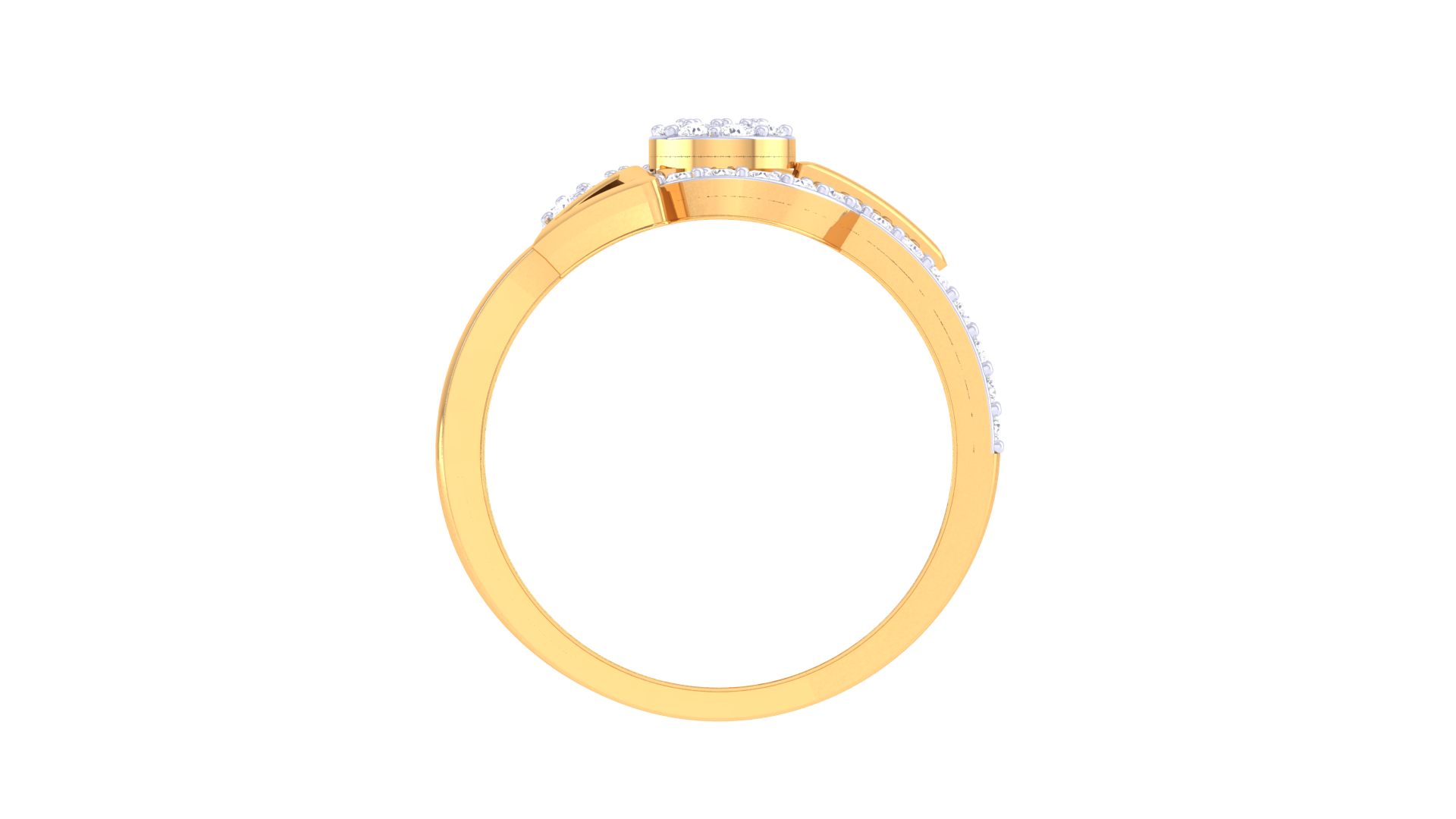 Twinkle Vertex Modern Statement Ring