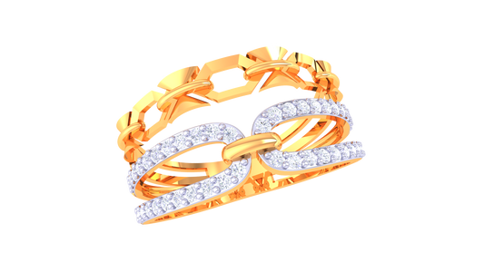 Triple Tone Classic Band Ring