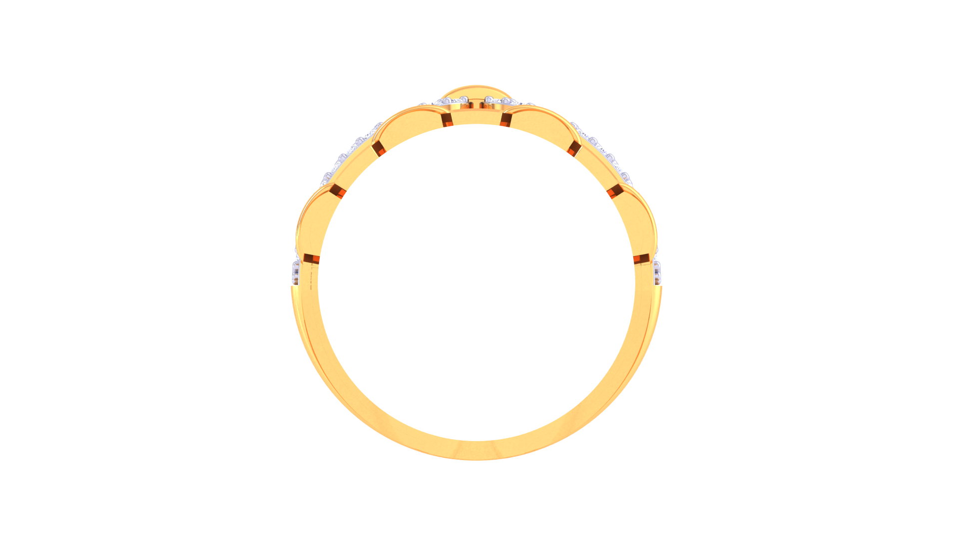 Triple Tone Classic Band Ring