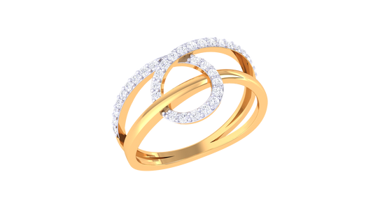 Circlique Gleam Dual Band Ring