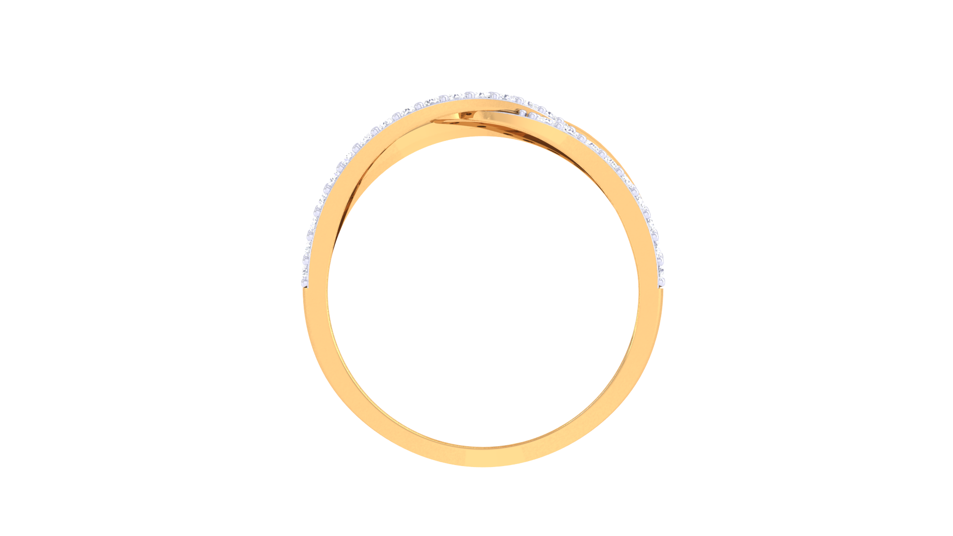 Circlique Gleam Dual Band Ring
