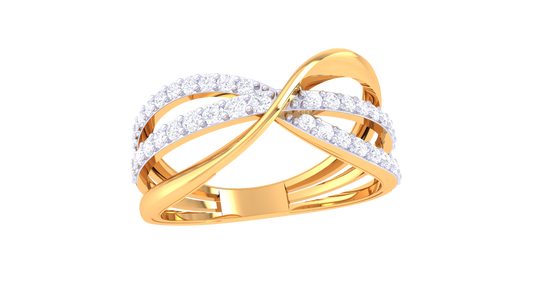 Curio Swirl Amour Diamond Band