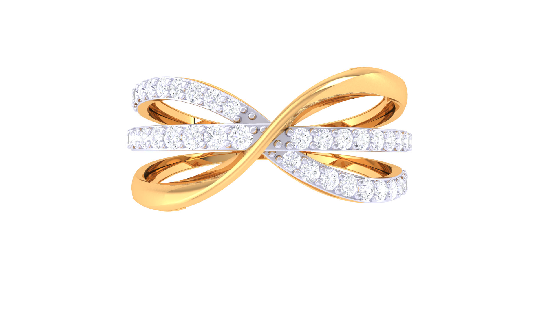 Curio Swirl Amour Diamond Band