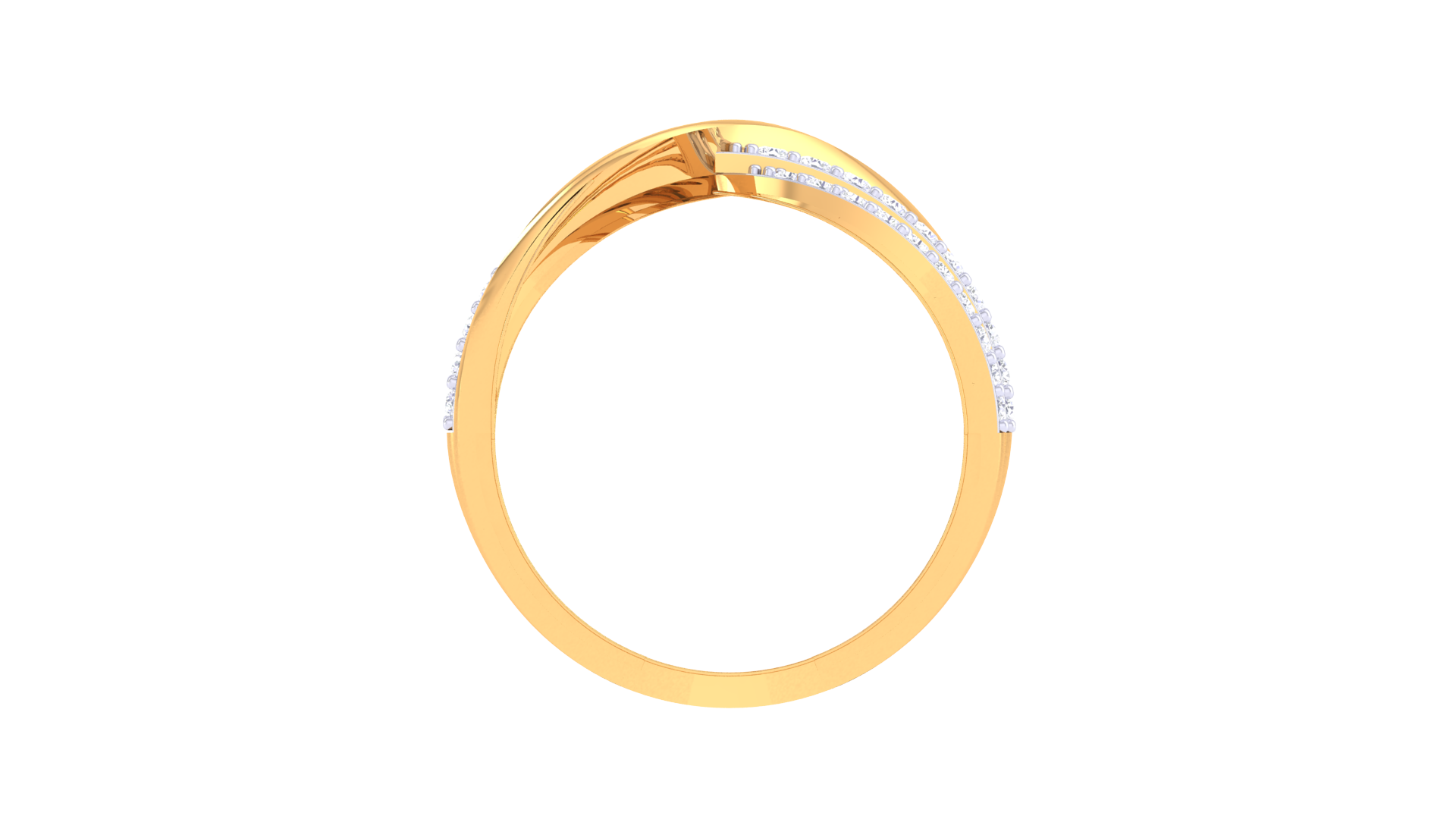 Curio Swirl Amour Diamond Band