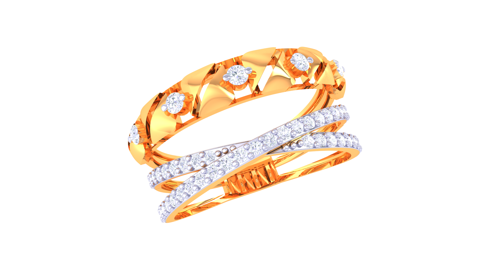 Elegant Gold Statement Ring