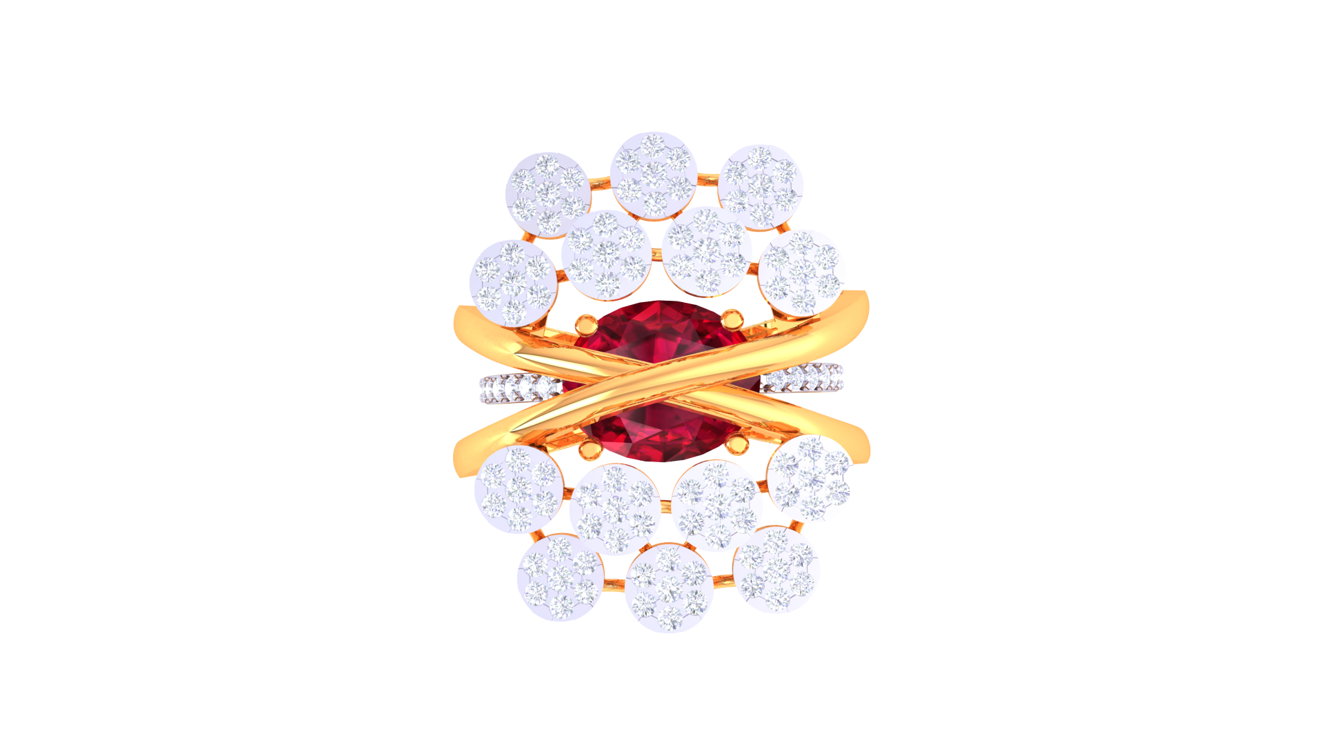 Radiant Loops Harmony Statement Ring