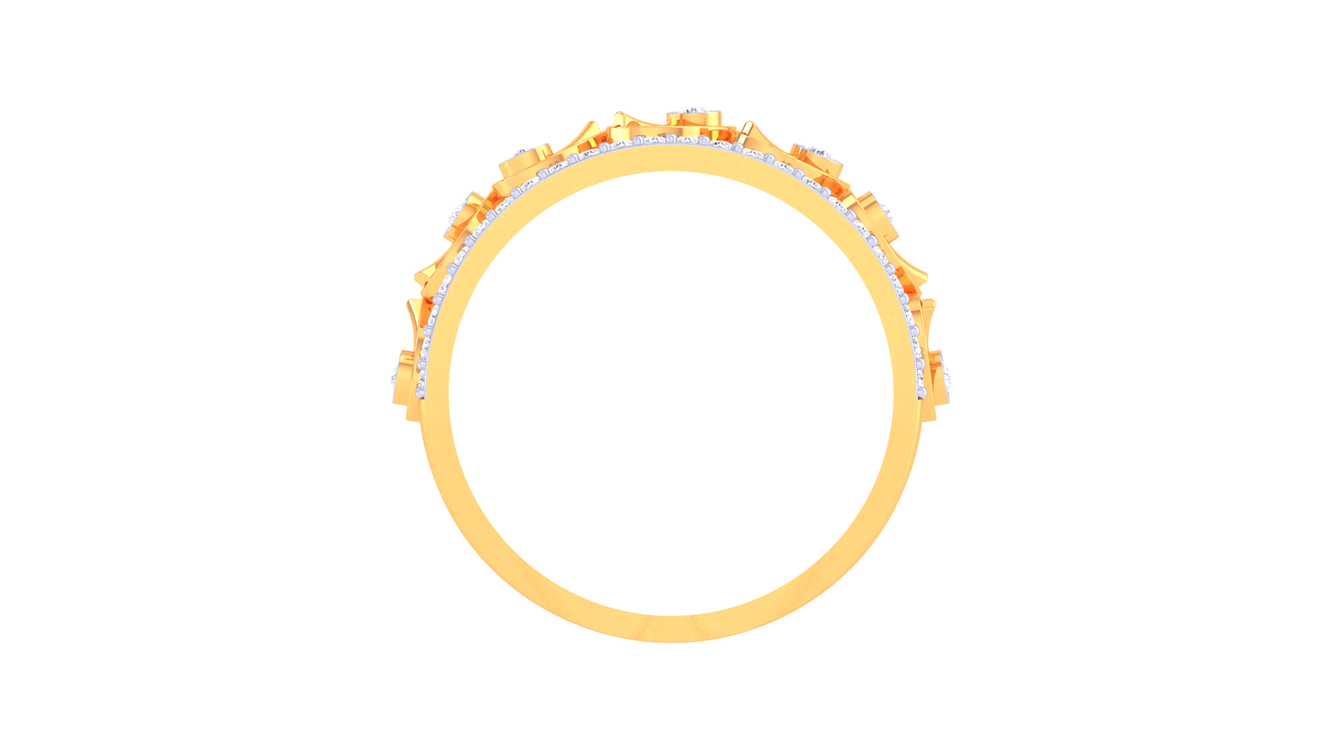 Pastel Harmony Trio Band Ring