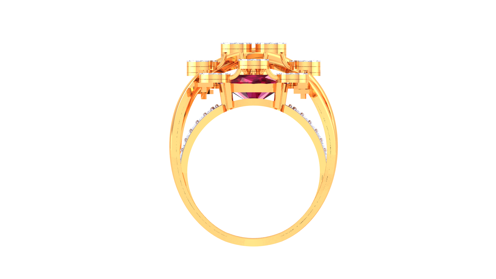 Radiant Loops Harmony Statement Ring