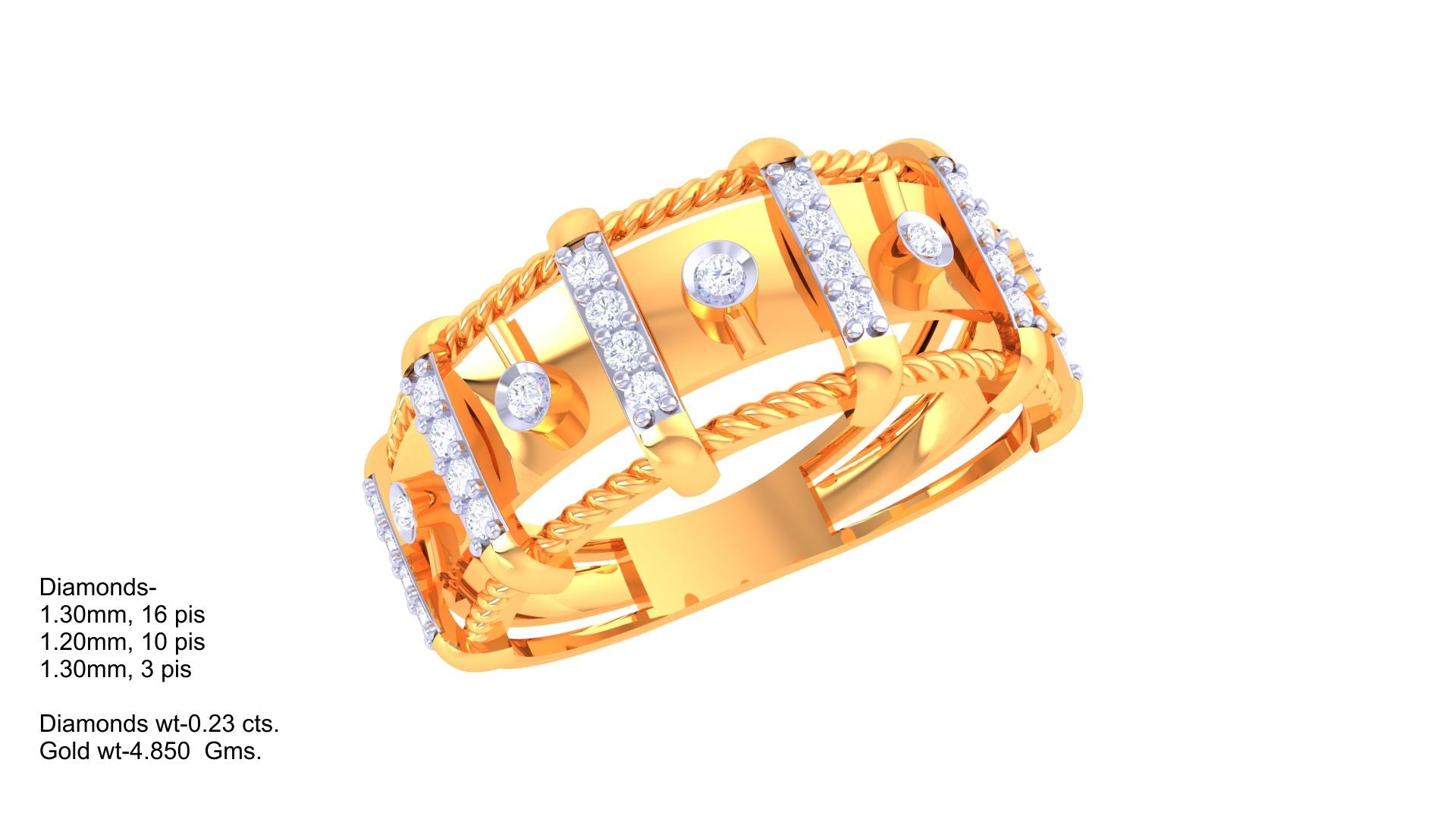 Row Rope Detail Ring