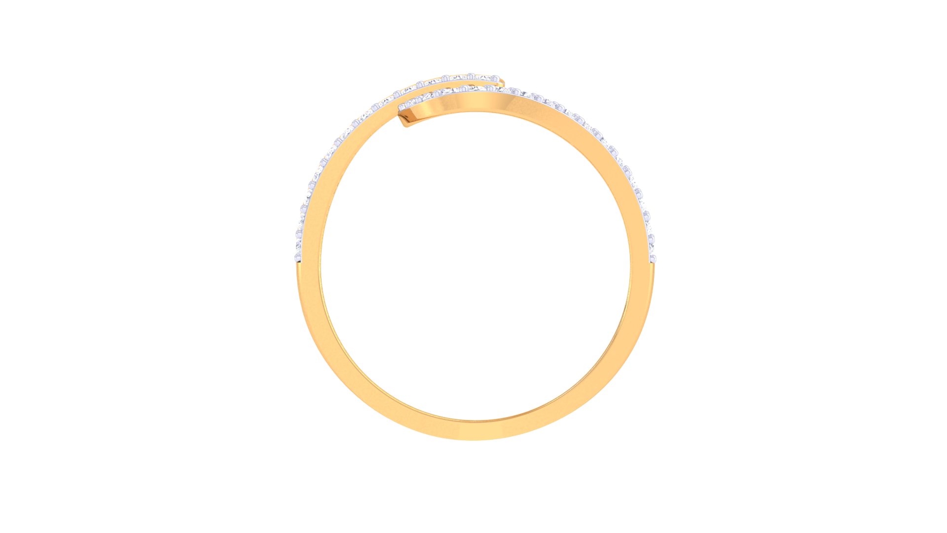 Seraphic Stream Pavé Harmony Band