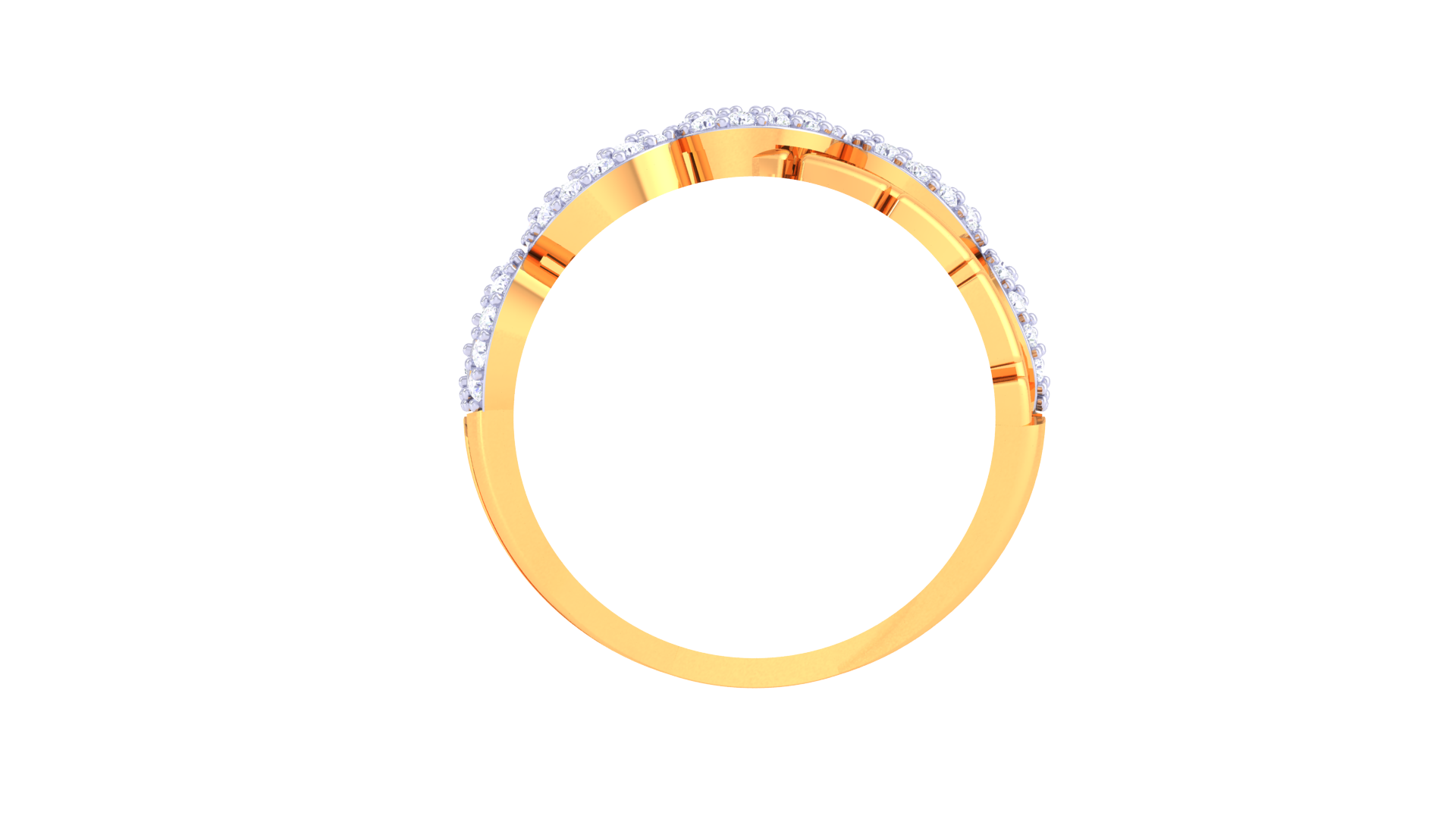 Opulent Duo Oval Sparkle Ring