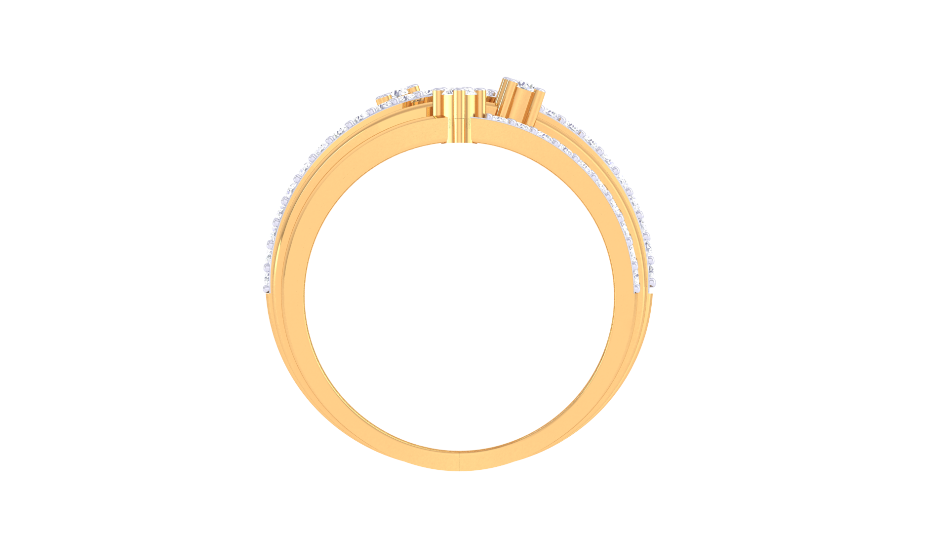 Stellar Array Multiband Diamond Ring